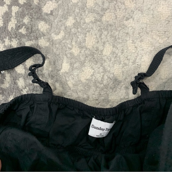 Aritzia Sunday best Martine Dress MIDI Black Medium - Picture 4 of 6